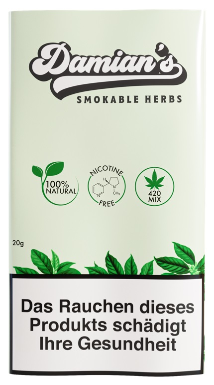 [DAMI] Damian's, Smoking Herbs, nikotinfrei, 20g Pouch