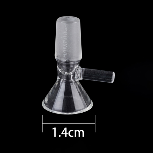 [BOWLBOX] GLASS Plug Head BOX, 12 Pieces, 14.5 Mm, Funnel