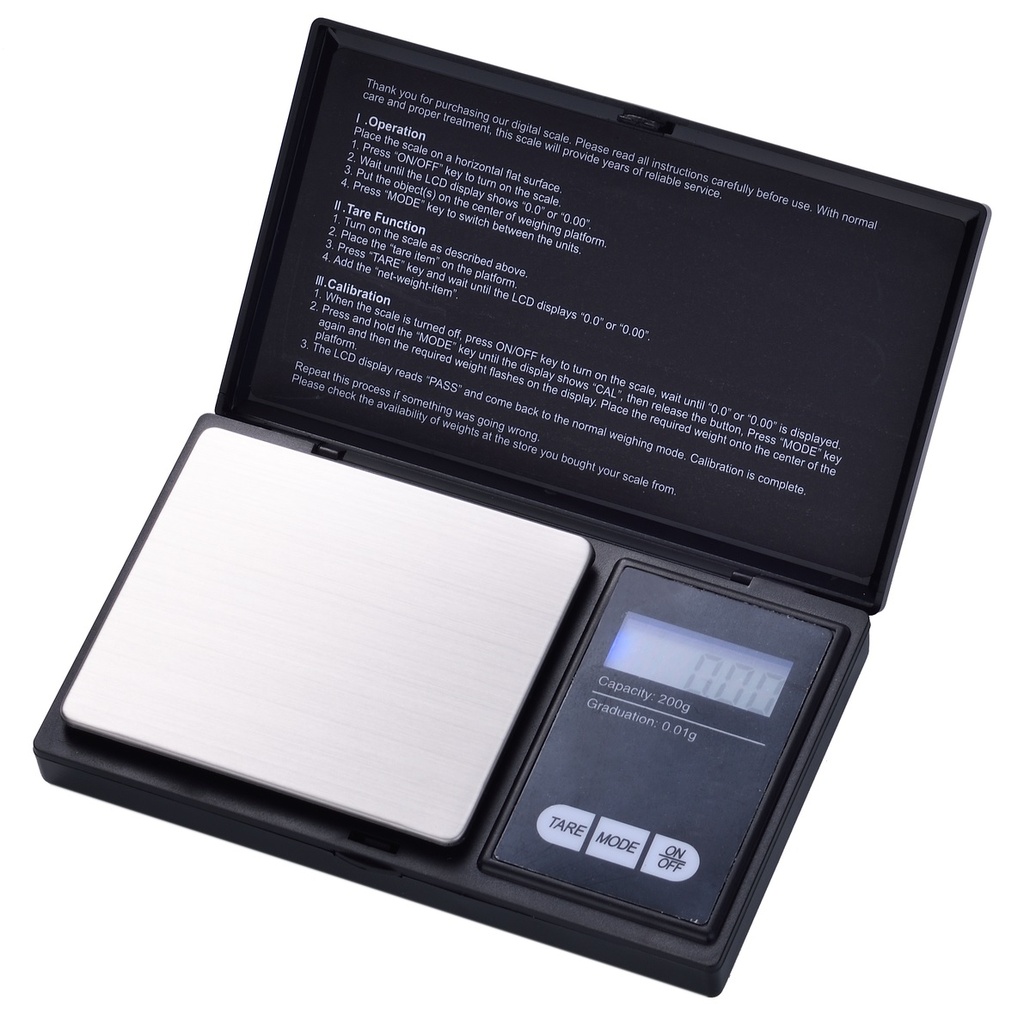 [SOLO41] Digitale Taschenwaage CH-Scale-1, 200g/0,01g