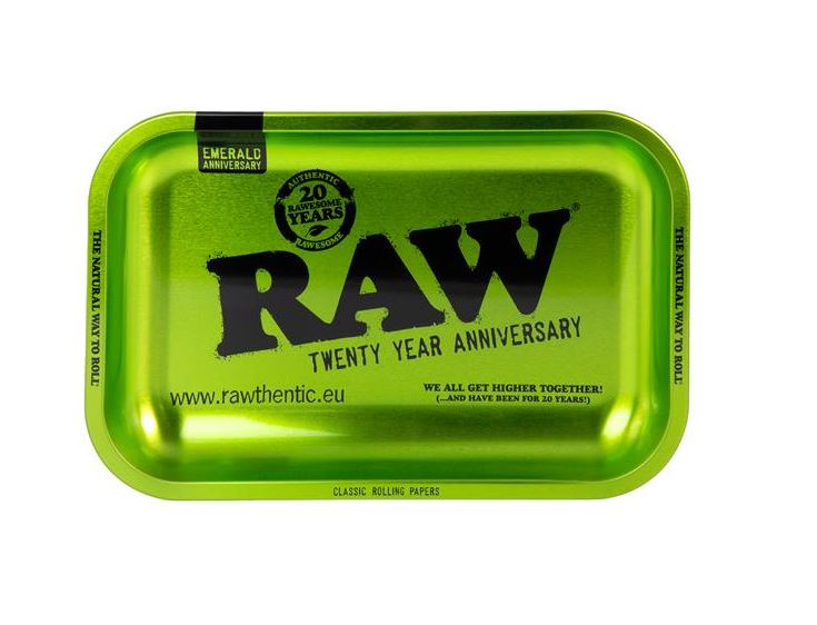 [ZI59EG] RAW Tablett EMERALD GREEN, SMALL, 27.5cm x 17.5cm