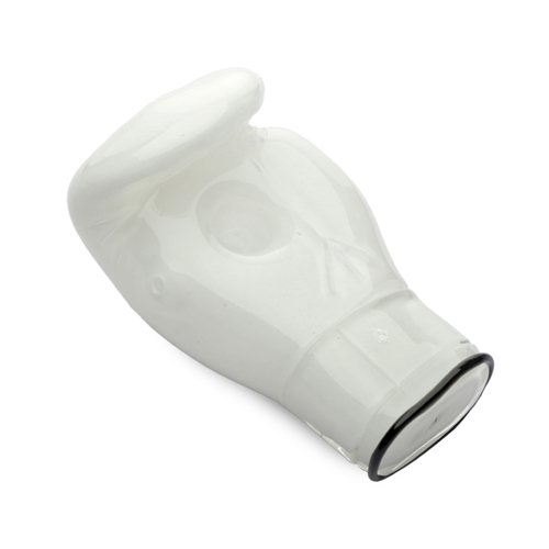 [CC1102WT] GLAS HAND-Pipe weiß, 10cm, 1 Stück