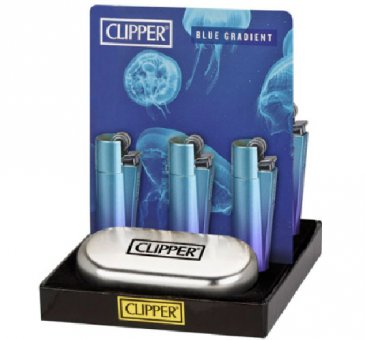 [CL8UG] Clipper Metall, Blau Gradient, VE12