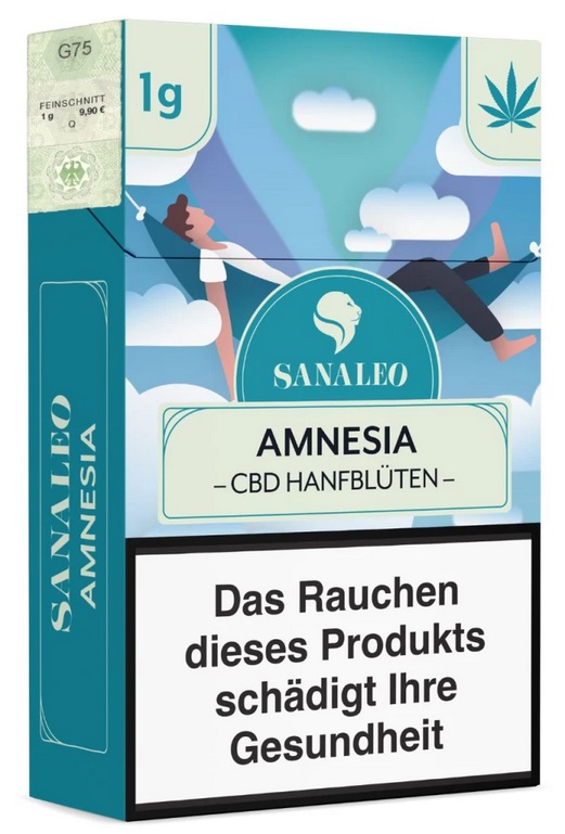 [SLOAM1] Amnesia CBD Blüten, 1g, mit Steuermarke