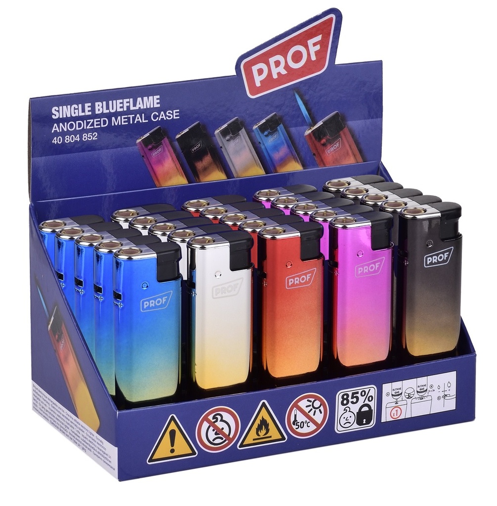 [HP93] JET Lighter, eloxiertes Metall Gehäuse,  VE25