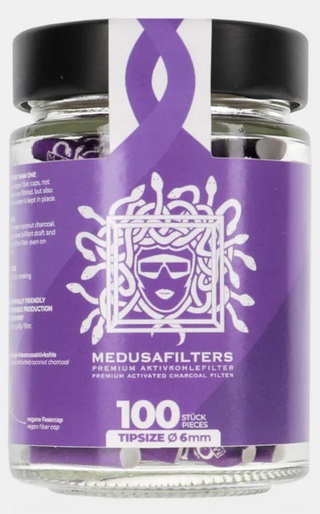 [ZUMGLASVI] MEDUSA AktivKF 1 x 100er im GLAS, 6mmØ VIOLETT