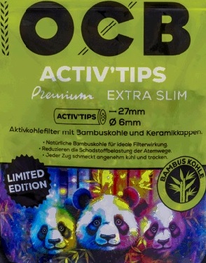 [ZU3SELD] OCB ACTIV Tips Extra Slim 50er, 6mmØ, Limited Edit